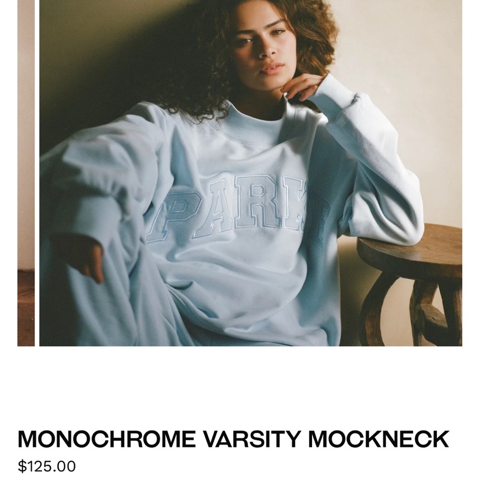 PARKE MOCKNECK ICE BLUE TONAL COLLECTION